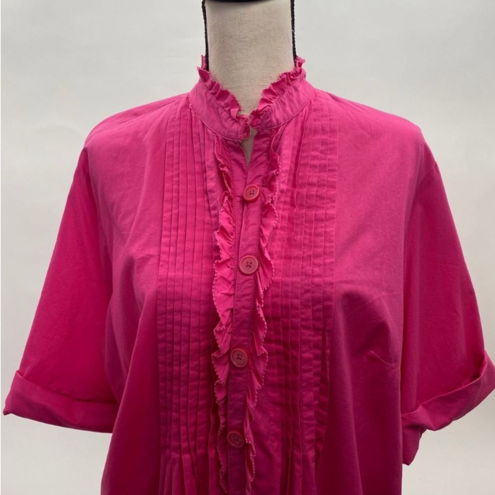 MICHAEL Michael Kors Ruffled Button Down